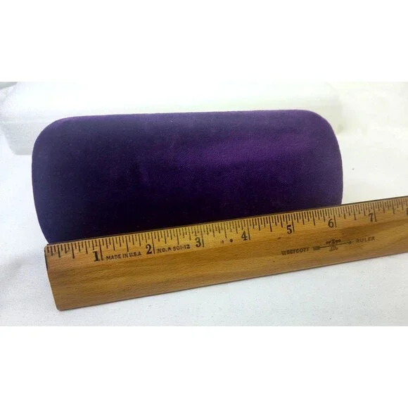 Gucci Velvet Sunglasses Eyeglasses EMPTY Case Clamshell Authentic Purple Felt - Picture 6 of 6